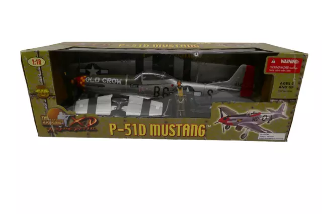 "Mustang ""Old Crow"" de 21st Century Toys Ultimate Soldier 1:18 P-51D"