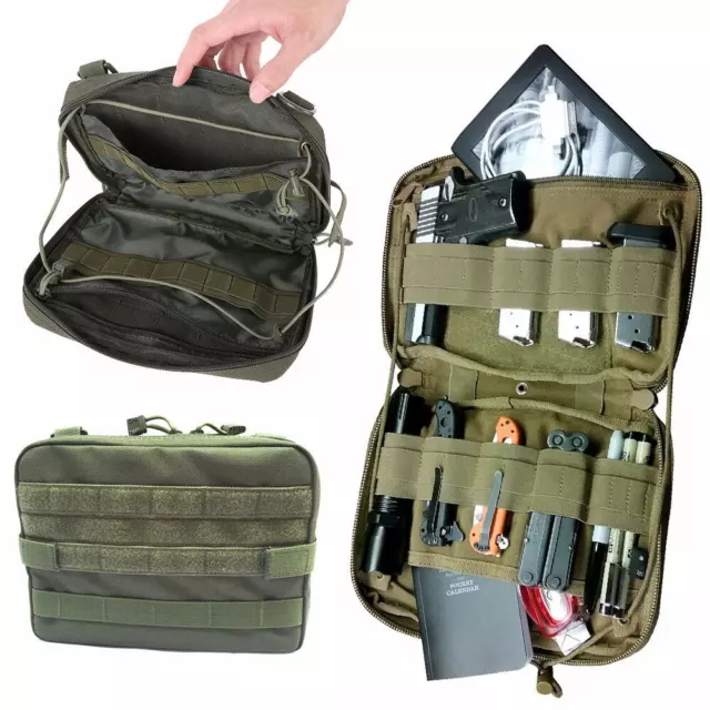 Tactical Molle Medical Kit Bag Belt Pouch Outdoor EDC Tool Organizer Bag