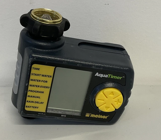 MELNOR ELECTRONIC AQUA Timer 3025 4 Cycle Electronic Water Timer New