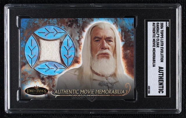 2006 Topps Lord of the Rings Evolution Movie Memorabilia SGC Authentic 10a3