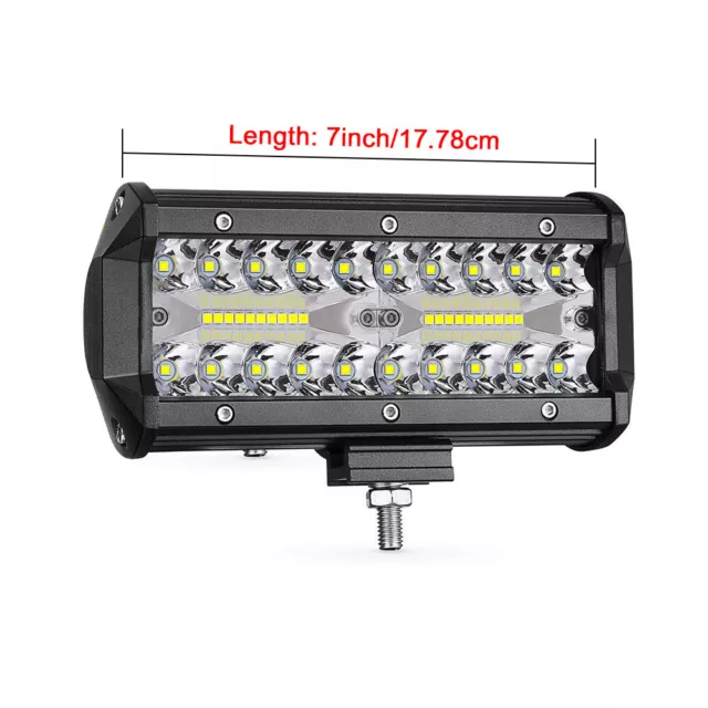 120 Watt 40 LEDs Spot Flood Strahl Lampe für Auto UTV ATV Jeep Pickup Truck Boot 3