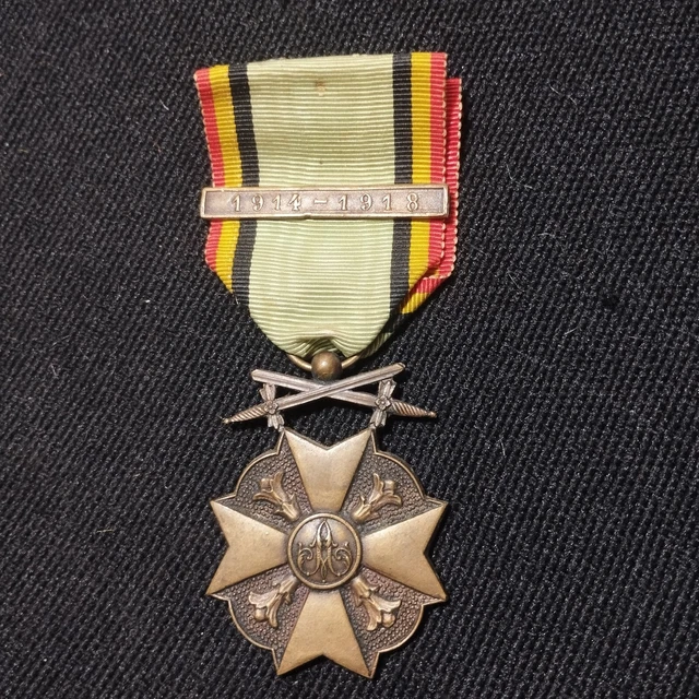 Médaille interalliée belge 1914/1918 ww1 - Pièces détachées