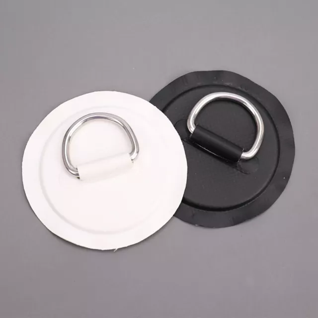 4pcs surfboard dinghy boat PVC patch D ring deck rigging sup round ring.ko