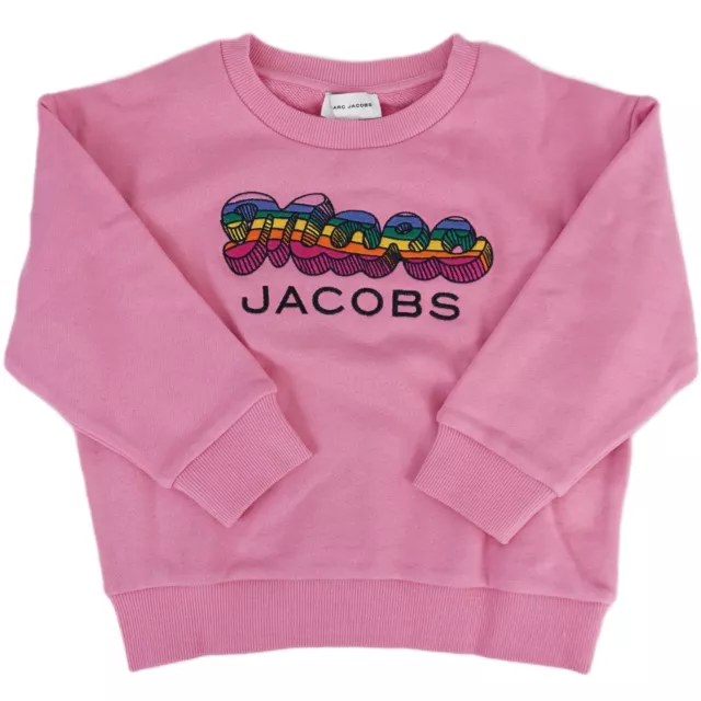 Marc Jacobs Logo Embroidered Crewneck Sweatshirt In Pink - US Girls 5