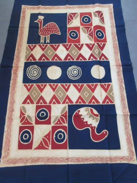 Wall Hanging/Wall Art/Bedspread/Table Cloth/ BATIK- 147cms x 97 cm -Zimbabwe