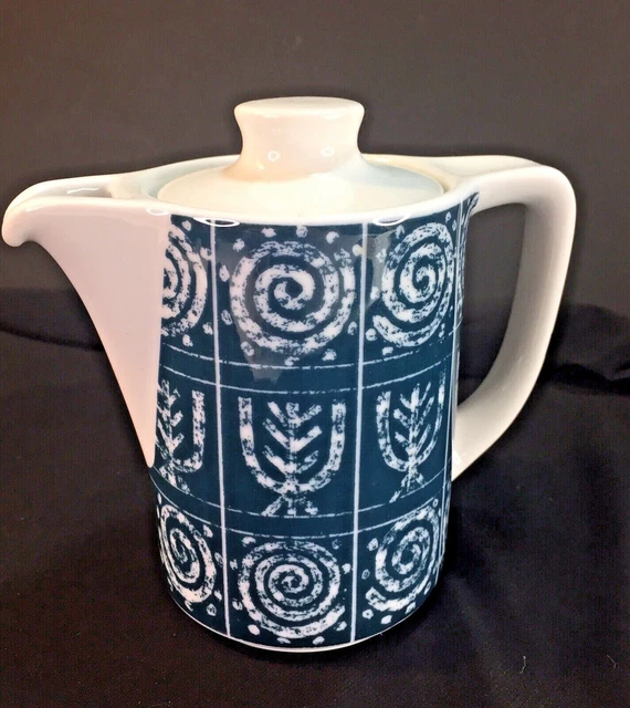 Schonwald  Beverage Carafe Coffee Tea Pot Porcelain Lid Germany 36 Hot 1 1/2 c