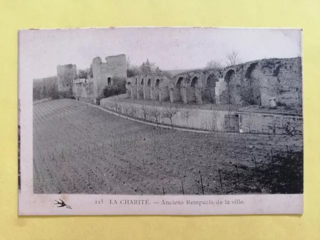CPA 58 LA CHARITÉ sur LOIRE REMPARTS de la VILLE Tour Cuffy et Perrinet Gressard