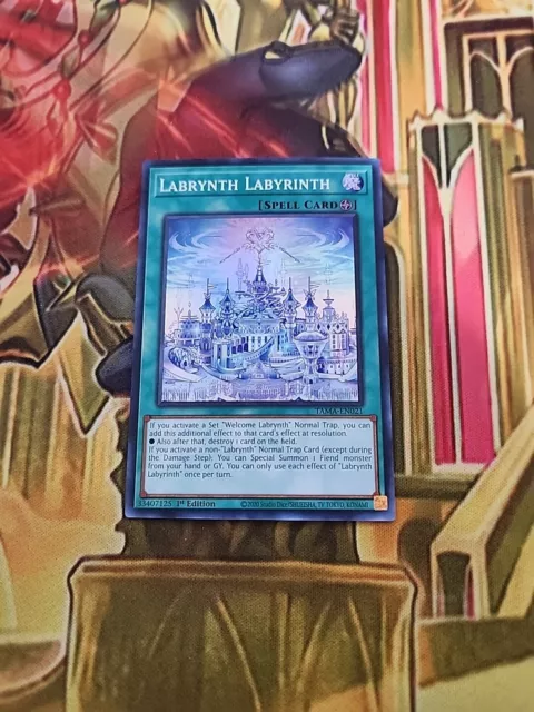 Labrynth Labyrinth - TAMA-EN021 - Super Rare 1ST ED NM Yugioh