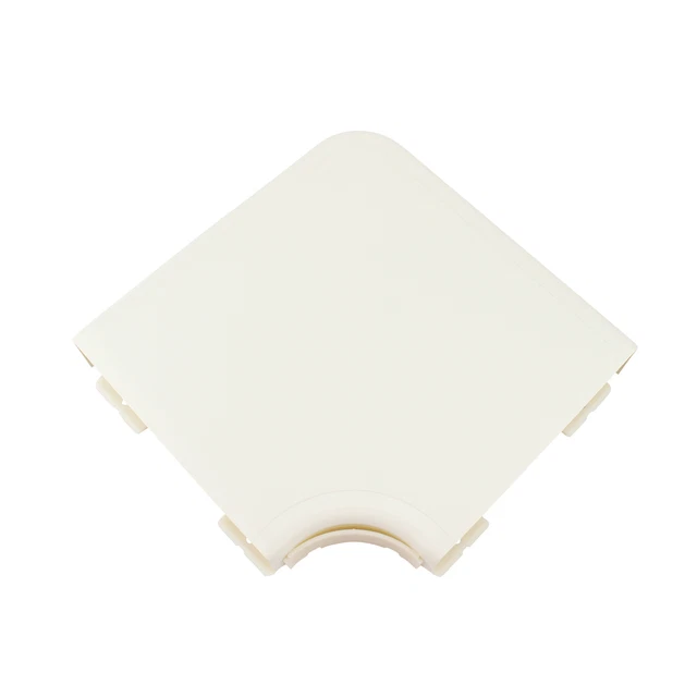 Wiremold 5511Fo Non Metallic Fiber Read Flat Elbow Radiused Full Capacity Ivory