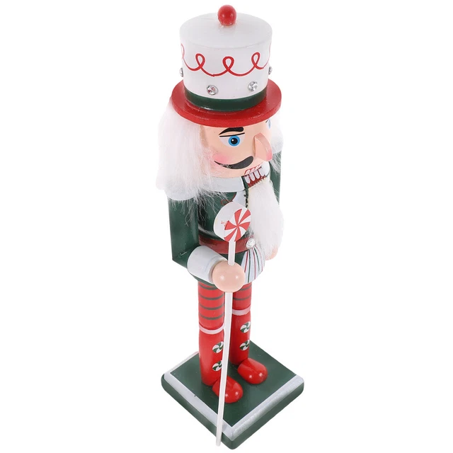 Casse-Noisette En Bois VALICLUD - Figurine Soldat Noël Dorée Décoration Maison, Bureau, Fête