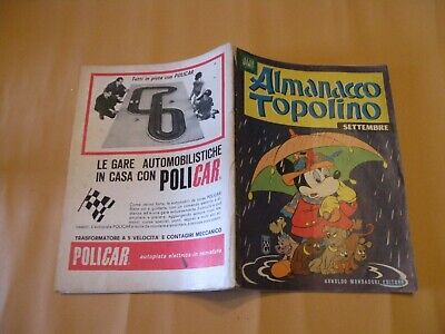 Almanacco Topolino 1964 N.9 Mondadori Disney Originale Molto Buono Bollino