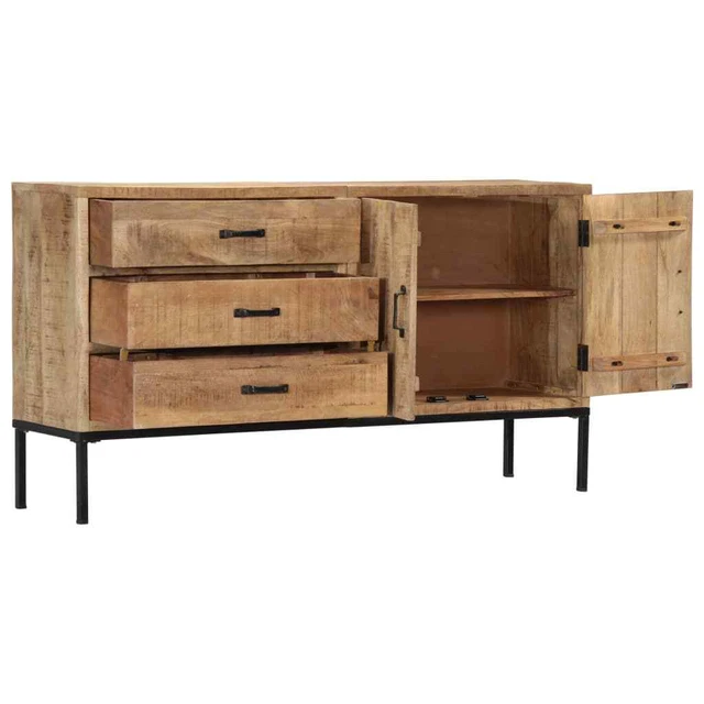 AX Credenza 3Cassetti 140x35x75cm 2Ante Madie Sala Soggiorno Accattivante 249857
