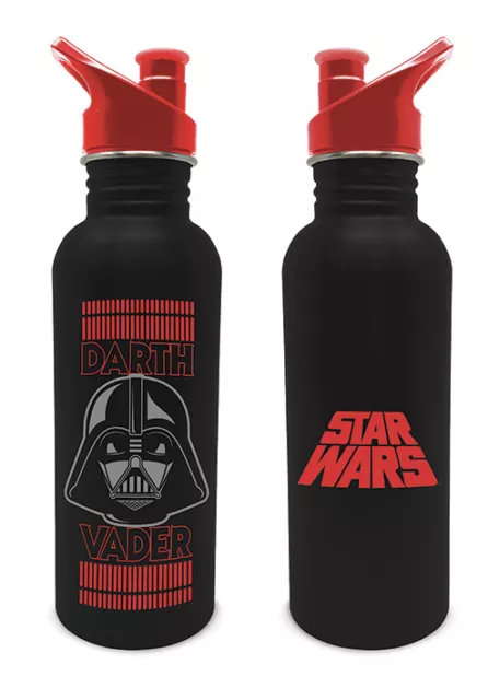 Star Wars - Darth Vader - Official 700ml Stainless Steel Canteen Water Bottle