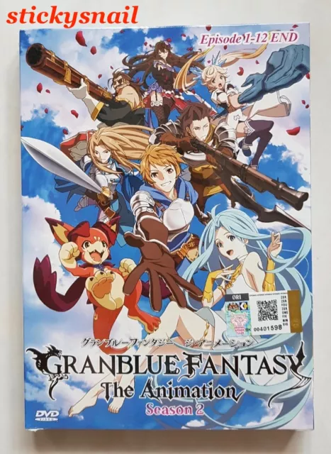 Anime DVD Granblue Fantasy The Animation Season 1+2 Vol. 1-25 End GOOD ENG  SUB