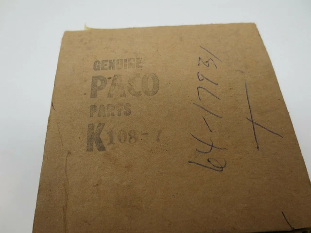 PACO 128-7 14032693 Pump Rebuild Parts (READ DETAILS)