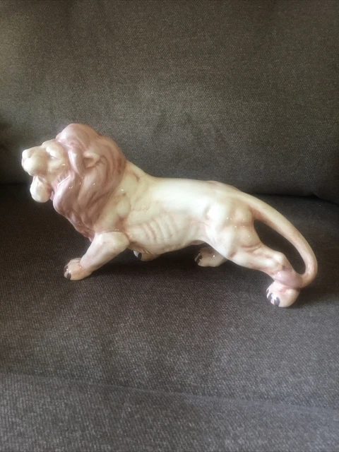 ceramic lion figurine