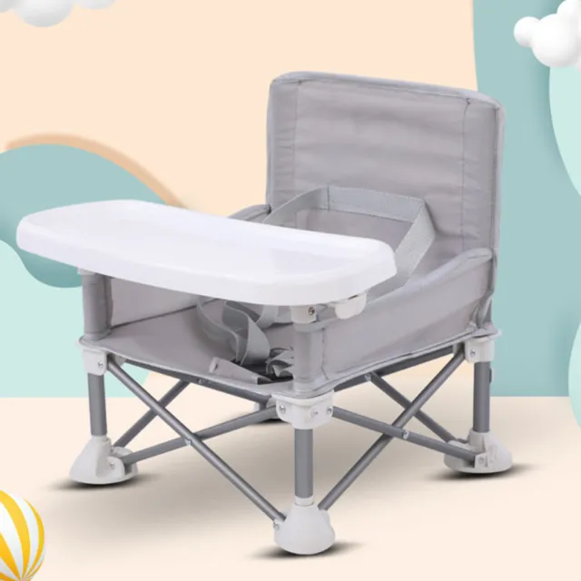 Portable Baby Seat Travel Compact Fold + Straps Camping Folding Chair Table AU🔥