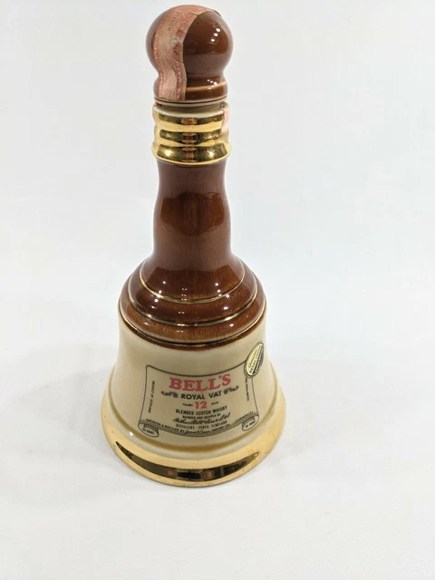 Bell's Royal Vat Scotch Whisky BELL Decanter - Jim Beam Genuine Regal China 1969