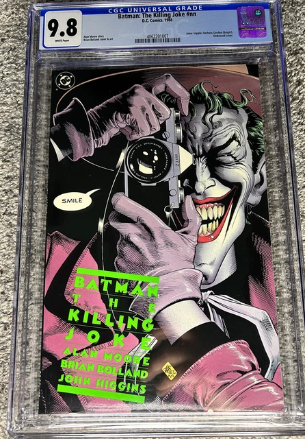 BATMAN: THE KILLING JOKE #nn CGC 9.8 Alan Moore Joker Origin DC