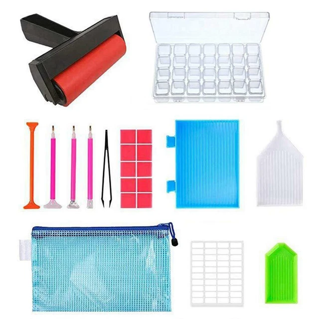 22Pcs 5D Diamant Malerei Werkzeuge Kit DIY Diamant Stickerei Malerei Zubehör
