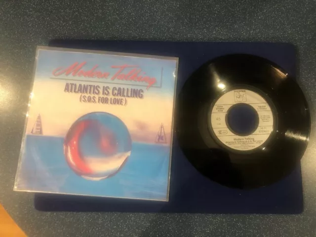 Single 7“ Modern Talking ATLANTIS IS CALLING 1986 HANSA 108 239 Dieter Bohlen