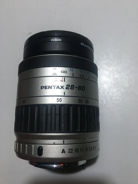Pentax ZX-60 Date Avec Objectif 28-80 Mm Et étui - Appareil Photo 35mm SLR - Occasion