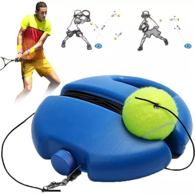 entrenamiento de tenis, accesorio con cuerda de baseball Herramienta de entrenam