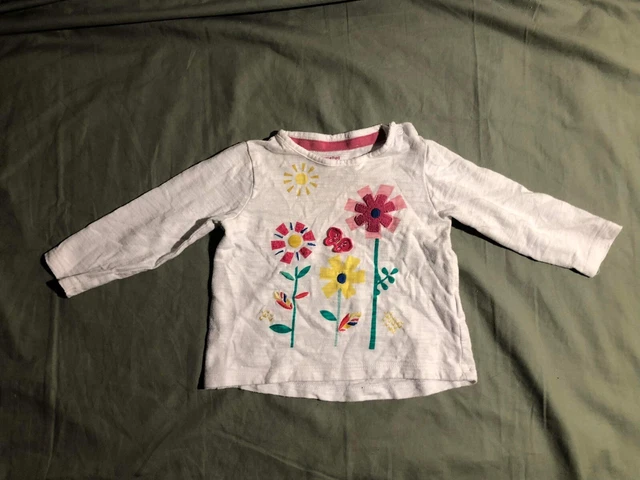 Baby Girl 3-6 Months Longsleeve Top & 3 Leggings Bottoms Bundle Flowers George