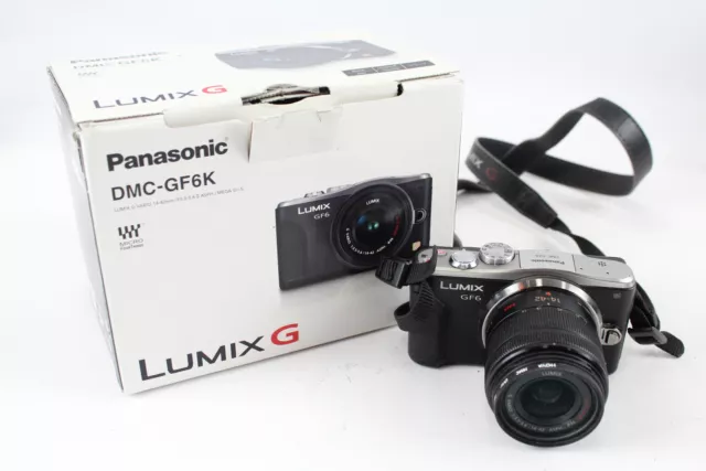 Panasonic Lumix DMC-GF6K, DIGITAL CAMERA w/ Lumix G Vario 14-42mm Lens WORKING