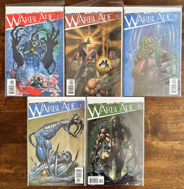 WildStorm Comics Razor's Edge: Warblade #1-5 Complete Series (2004)