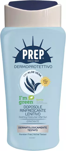 Crema Doposole per Viso e Copro 200ml Dopo Sole con Aloe Vera e Burro di Karitè