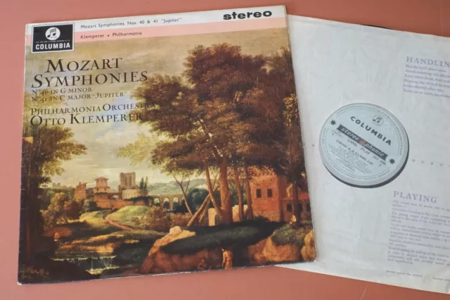 SAX 2486 Bs ED1 Mozart Symphonies No.40 & 41 Klemperer PO COLUMBIA UK STEREO LP