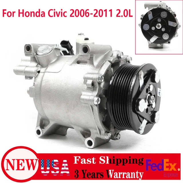 AC AIRCONDITIONING COMPRESSOR w/Clutches For 200611 Honda Civic Si L4