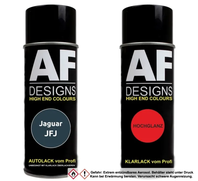 Spraydose für Jaguar JFJ Solent Blue Metallic Basislack Klarlack