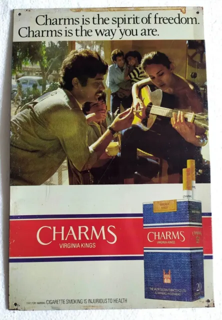 Charma Virginia Kings Cigarette Vintage Advertising Tin Sign India Free Shipping