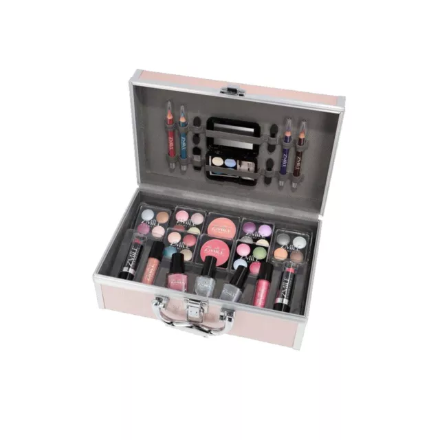 Schminkkoffer Eye Catcher Set Alu Profi Qualität 42 teilig Kosmetik Schminke NEU