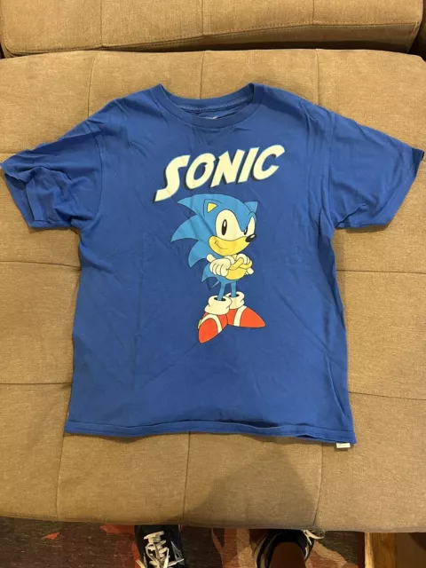 Sonic The Hedgehog Boys Large Tshirt