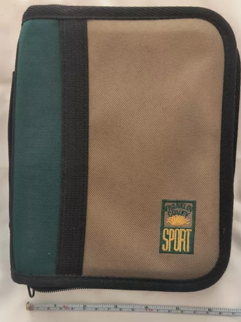 Franklin Covey Sport Compact Canvas Zip Planner Binder COVER ONLY EUC