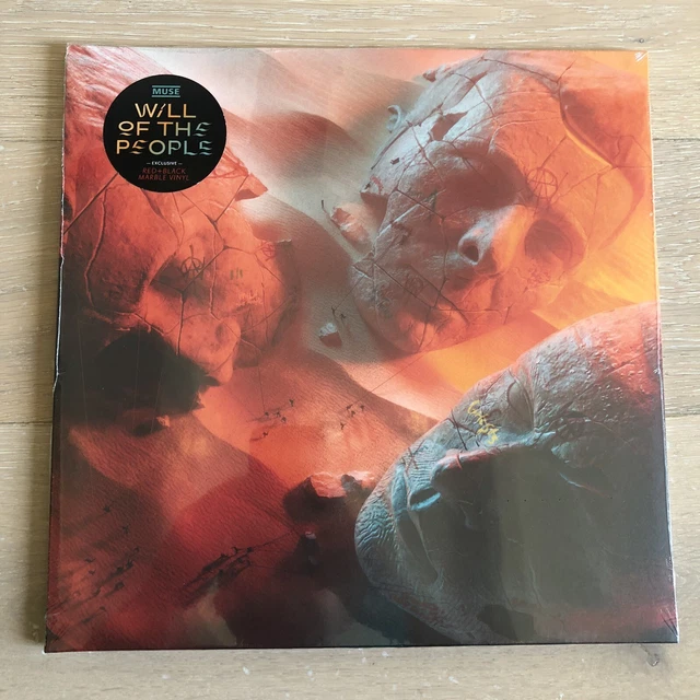 Muse - Will Of The People - Vinyl Marbre Rouge Et Noir - Neuf Et Scellé