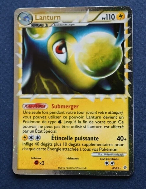 Carte Pokémon Lanturn Prime 86/95 (Année 2010) - HGSS Déchaînement 