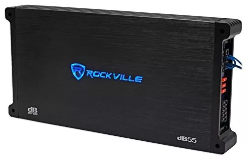 Rockville Db55 4000 Watt/1000W Cea Rms 5 Channel Amplifier Car Stereo Amp, Loud! 2