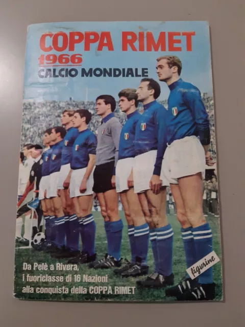 Album Figurine Calciatori Coppa Rimet 1966 Verbania Lampo  World Cup originale