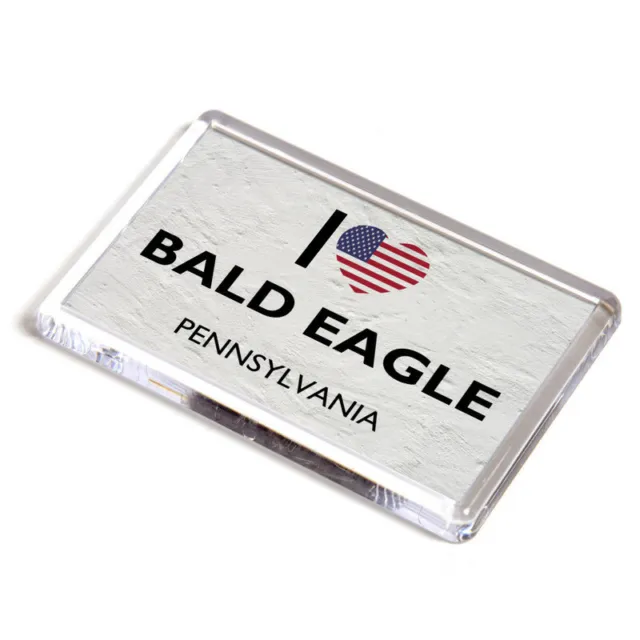 FRIDGE MAGNET - I Love Bald Eagle, Pennsylvania - USA