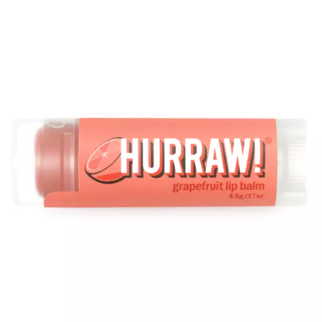 Hurraw! Certified Vegan Grapefruit Lip Balm 4.3 g