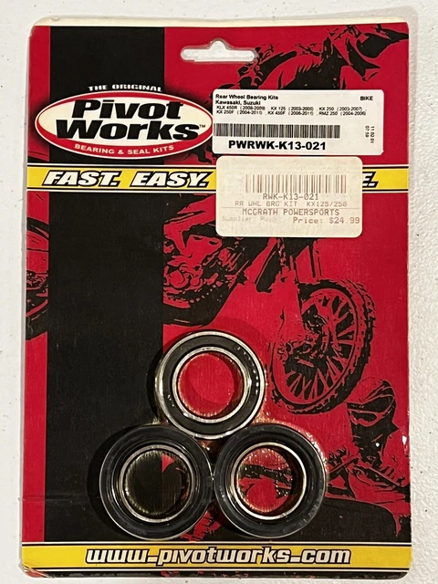 NEW Pivot Works - PWRWK-K13-021 - Wheel Bearing Kit KAWASAKI SUZUKI