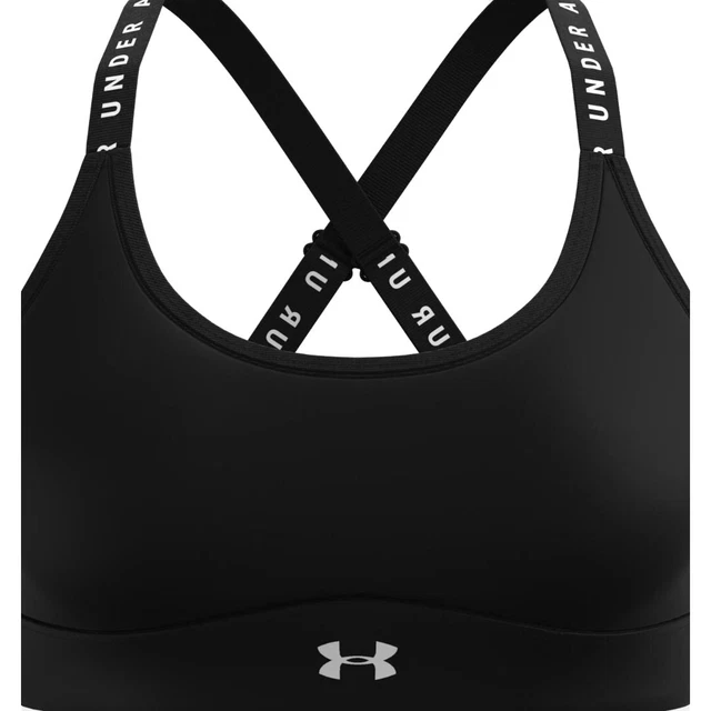 Reggiseno Under Armour donna top sportivo regolabile palestra corsa jogging logo 3