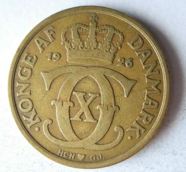 1926 Denmark Krone - Excellent Collectible Coin - Trash Trash A