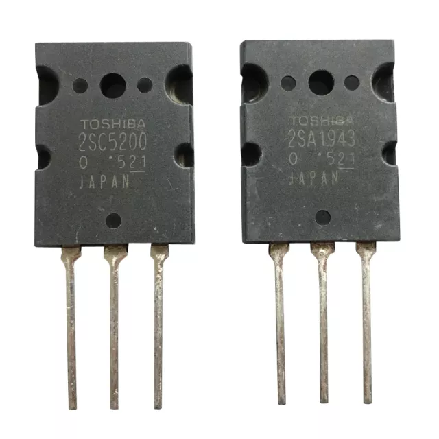 2SC5200 & 2SA1943 A1943 & C5200 TOSHIBA Transistor Silicon Power NPN PNP TO-264