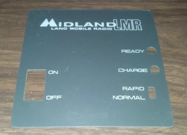 NEW Old Stock OEM Midland LMR Rapid Rate Charger Faceplate Cover 70-C11 70-C48