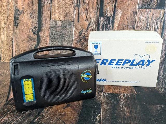 BayGen Freeplay Hand Crank Wind-Up Self Powered AM/FM/SW Portable Radio Tested BayGen Freeplay Hand Crank Wind-Up Self Powered AM/FM/SW Portable Radio Tested